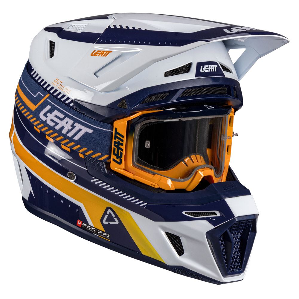 Leatt 2026 Motocross Helmet 8.5 Composite Orange & 5.5 Goggles